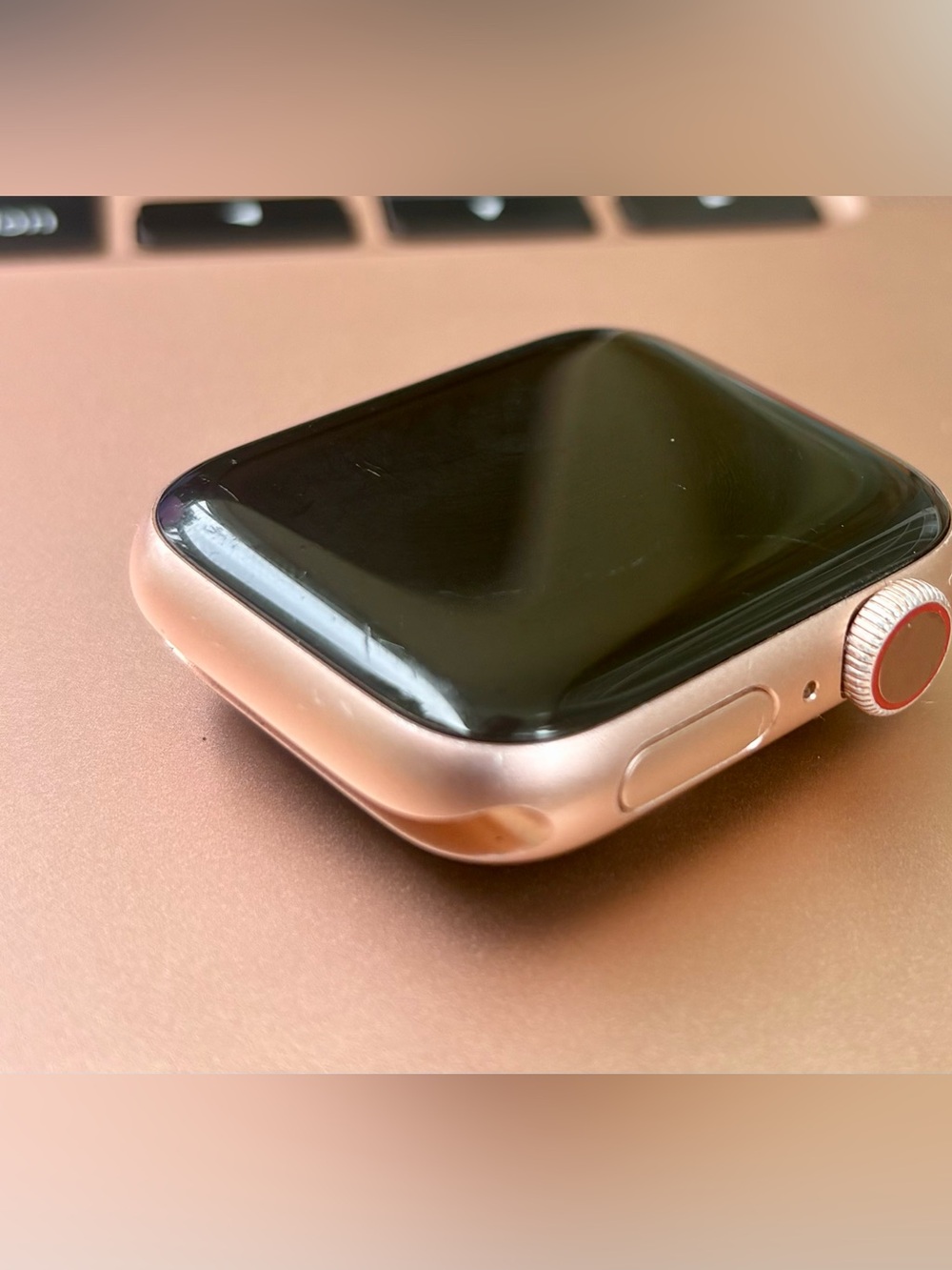 Apple Watch Series 5 Rose Gold comes w/ charger  - Compatible Fitness Wearable